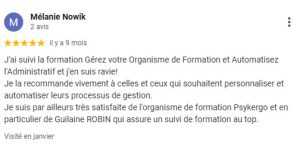 Experte en Automatisation No-Code & Digitalisation | Robin Guilaine | Rockeuse du No Code 21 Guilaine Robin Consulting Capture decran 2024 11 13 145105 Guilaine Robin Consulting