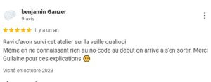 Experte en Automatisation No-Code & Digitalisation | Robin Guilaine | Rockeuse du No Code 16 Guilaine Robin Consulting Capture decran 2024 11 13 145123 Guilaine Robin Consulting