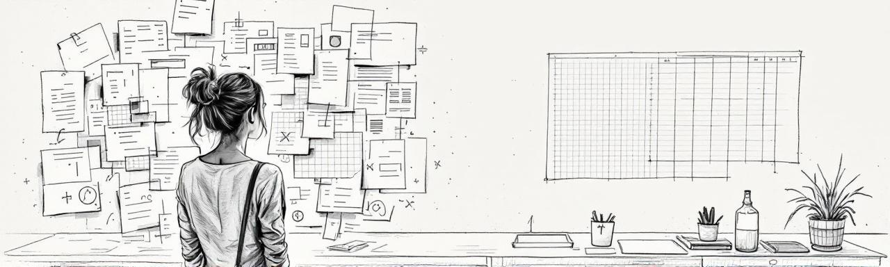 Excel, c’est comme une feuille blanche… Airtable, c'est une vraie structure de données 1 Guilaine Robin Consulting Illustration